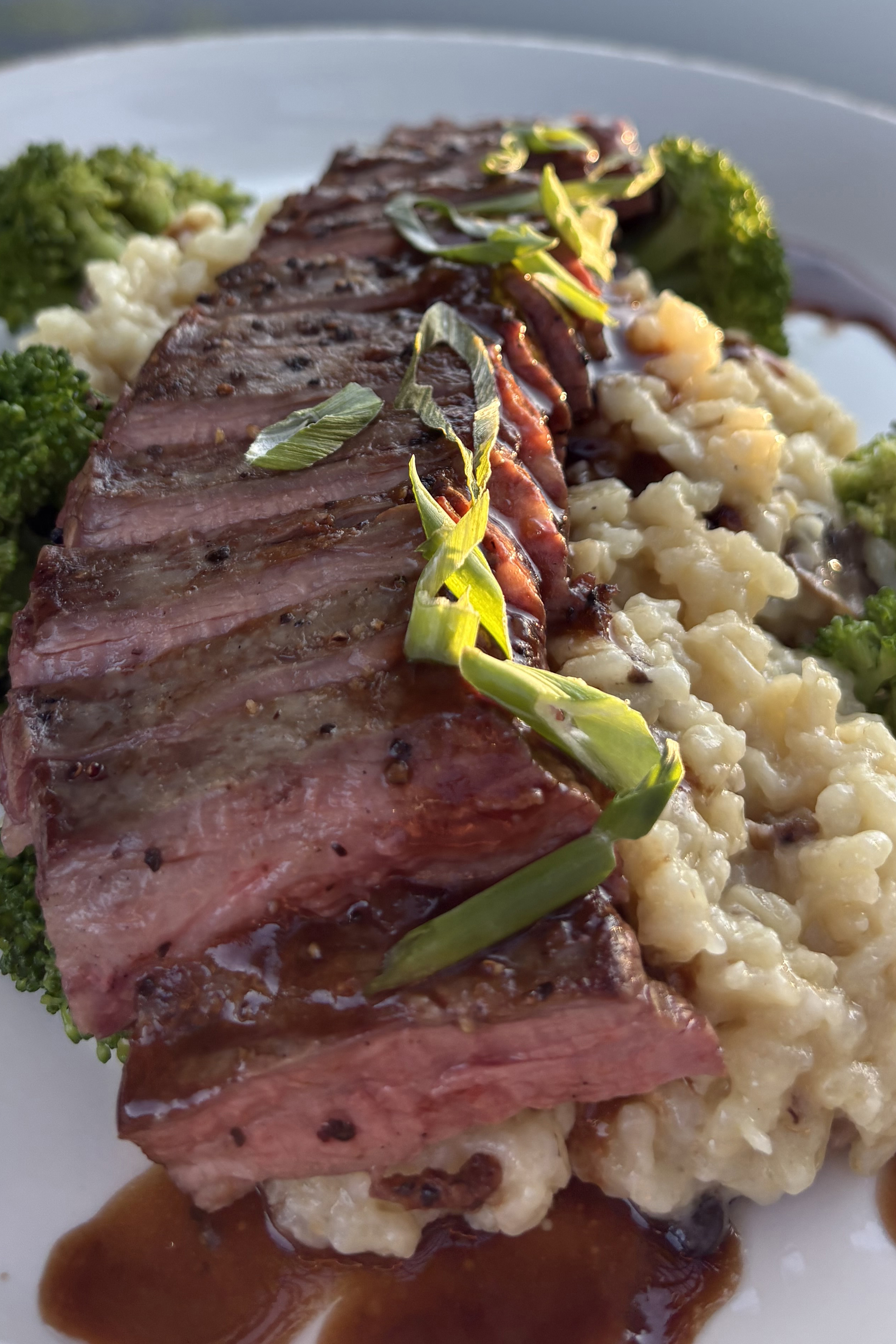 Beef and bourbon by water